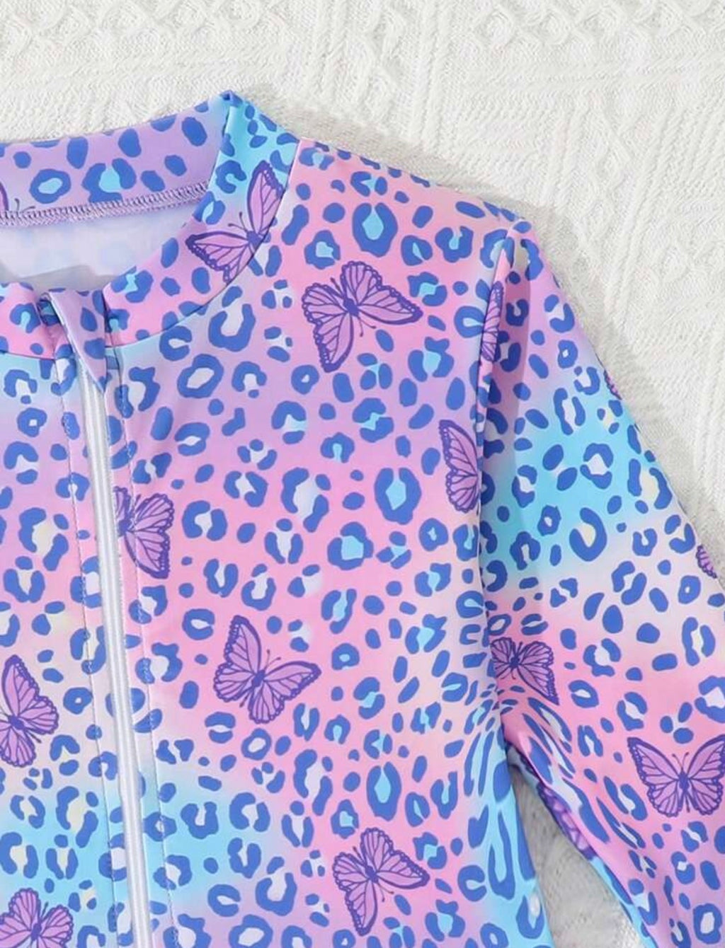 Bañador de Manga Larga Mariposas para Niñas