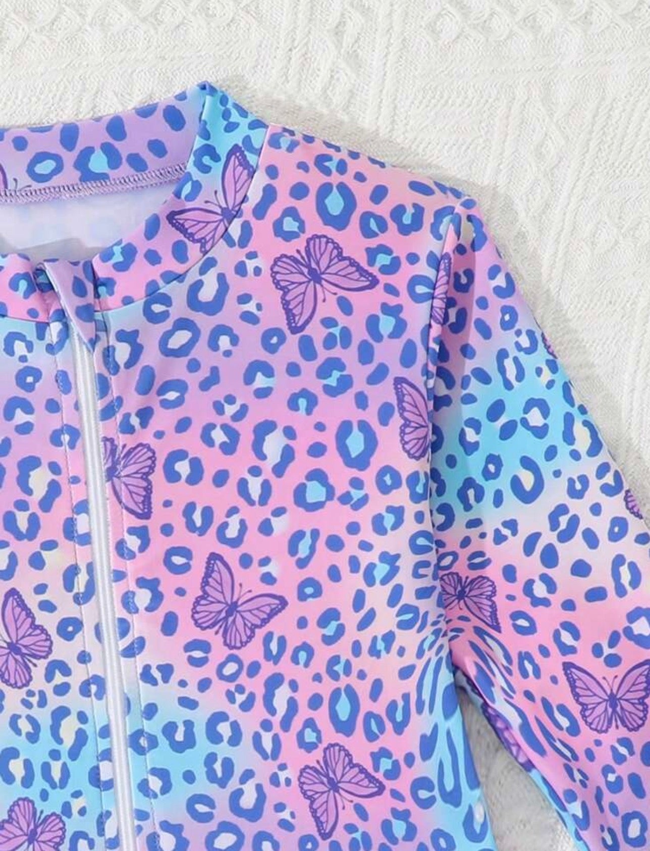 Bañador de Manga Larga Mariposas para Niñas