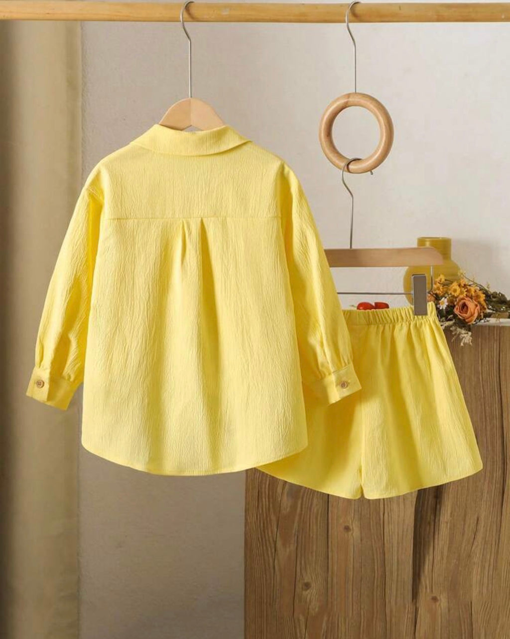 LMoss Kids Set de 2 Piezas Blusa Casual y Shorts para Niña