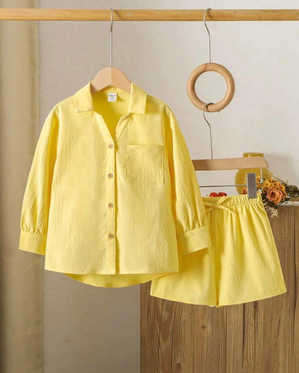 LMoss Kids Set de 2 Piezas Blusa Casual y Shorts para Niña