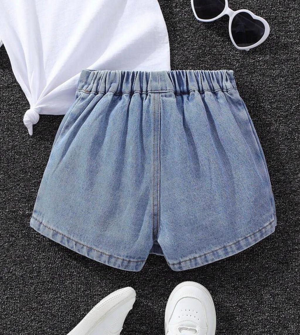 Shorts casuales mezclilla niñas - vista alternativa