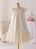 Vestido princesa tul estrellas - vista frontal en maniquí