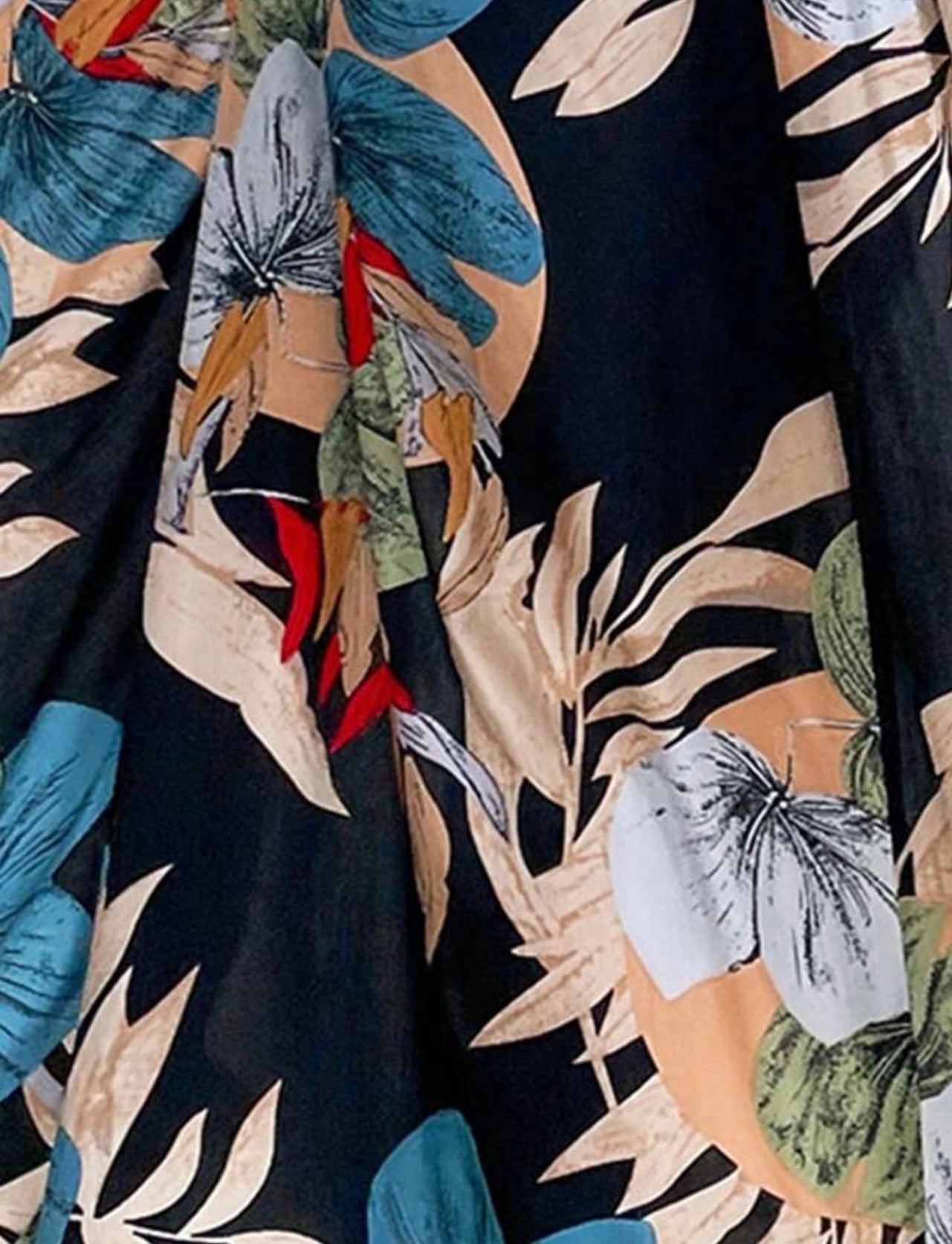 Travachic Vestido Tropical - Vista trasera espalda abierta